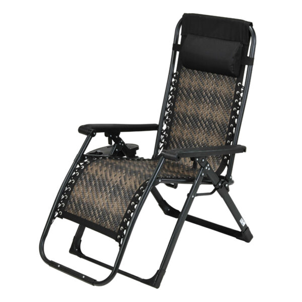 Multi Functional Adjustable Outdoor Zero Gravity Lounge Chair with Cup Holder (7)