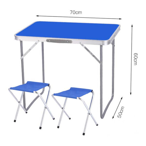 Outdoor Aluminum Folding Camping Table with Hight Adjustable Features (2)