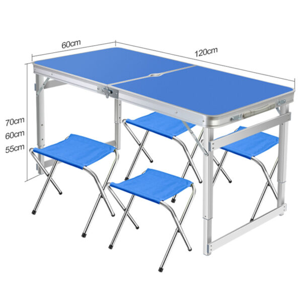 Outdoor Folding Picnic Aluminum Table for Patio and Garden (2)