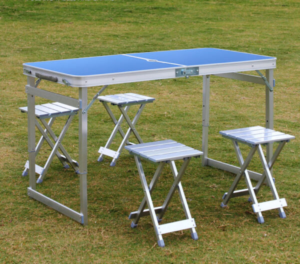 Outdoor Folding Picnic Aluminum Table for Patio and Garden (5)