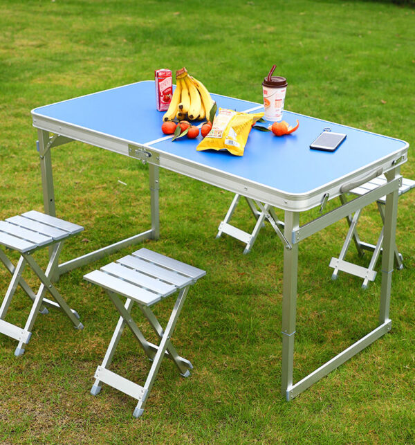 Outdoor Folding Picnic Aluminum Table for Patio and Garden (6)