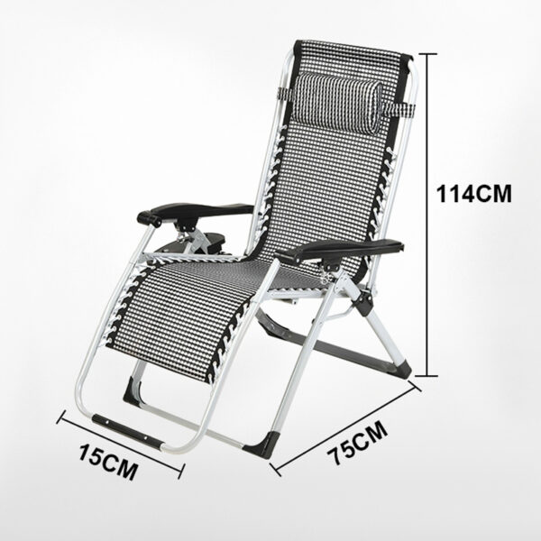 Portable Beach Camp Fishing Zero Gravity Single Chair (1)