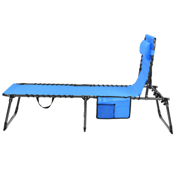 Portable Outdoor Aluminum Camping Cot with Storage Bag (3)