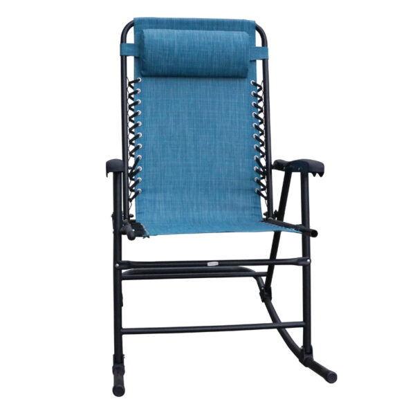 Rocking Camping Metal Chair for Outdoor Beach, Picnic, and Garden (4)