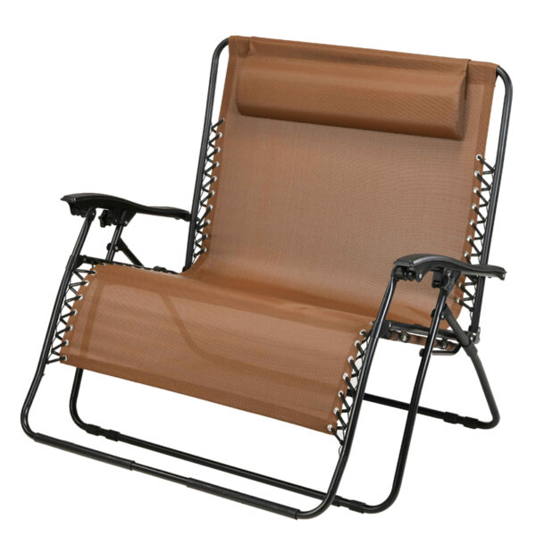 Swimming Pool Outdoor Chaise Sun Lounge Chair Stainless Steel Surface (2)